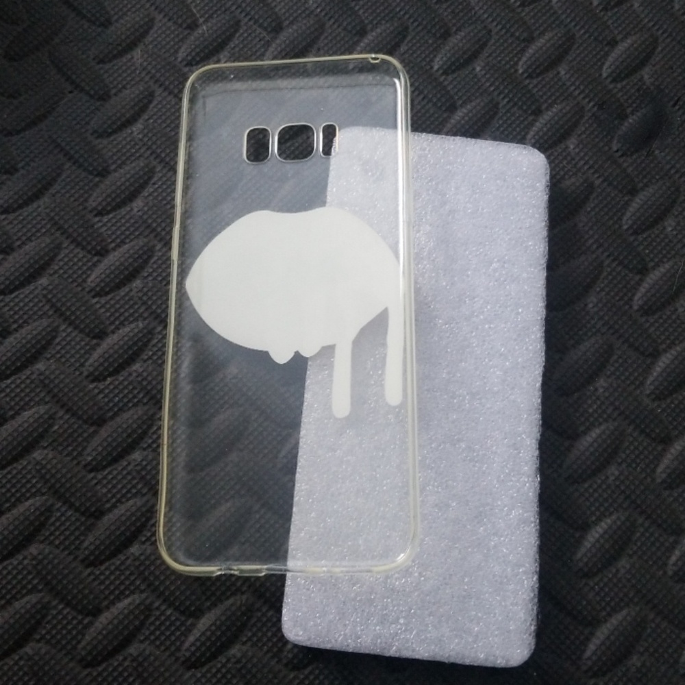 GALAXY S8 PLUS LIPS KYLIE PHONE CASE CLEAR - Picture 2 of 2